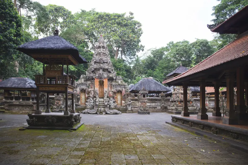 balinese temple ubud sacred monkey forest bali balinese temple ubud sacred monkey forest bali indonesia 120946039
